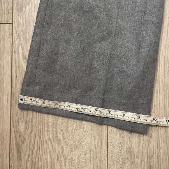 Elaine Skoglund Women's Bootcut Dress Pants Flat Front Gray - Picture 8 of 11